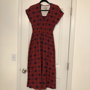 Ace & Jig Faye Dress in Copper - size M